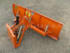 Snow plow 140cm, hidraulic lifting, hidraulic angle adjustment, for Japanese compact tractors, Komondor STLRH-140 - Implements - Front Mounted Snow Plows